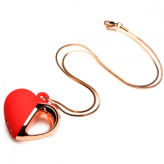 COLLAR DE CORAZON VIBRADOR